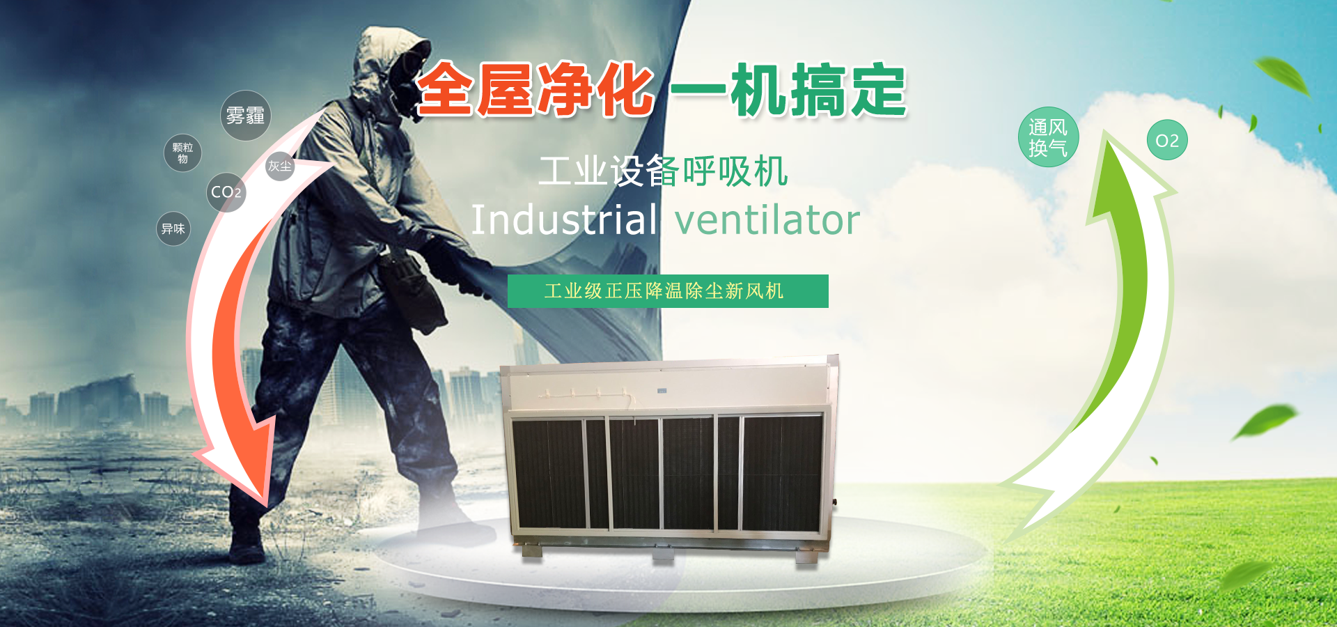在凈化中單向流新風系統(tǒng)原理